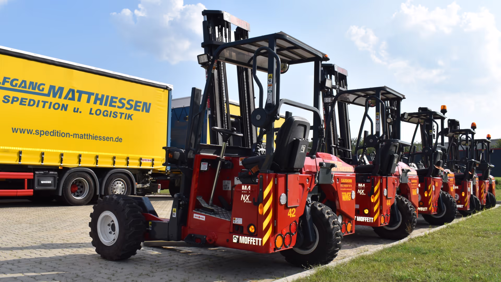 Transporte mit Mitnahmestapler